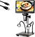 Microscópio Digital 1200x Lcd 7 Manutenção Eletrônica 1080p