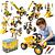 BRASTOY Blocos De Construção De Veículo de Engenharia Montados Brinquedo Para Crianças